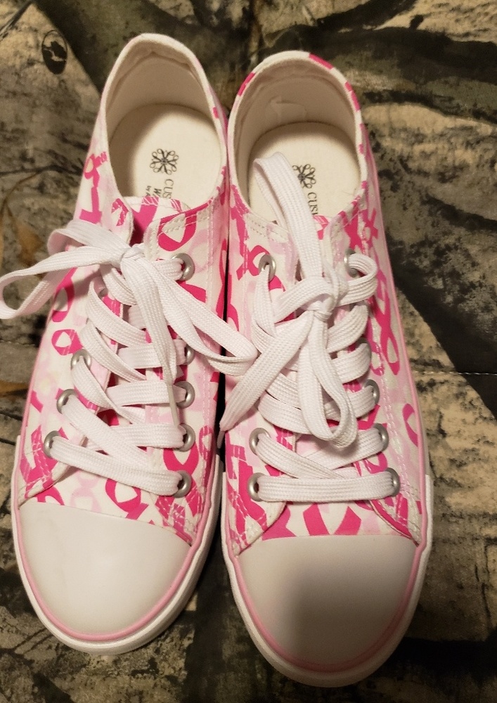 Breast cancer awareness shoes